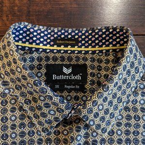 Buttercloth Men's Short Sleeve 3X Regular Fit